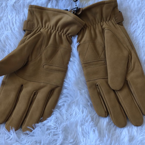 Barbour Leather Thinsulate Gloves - Picture 3 of 9